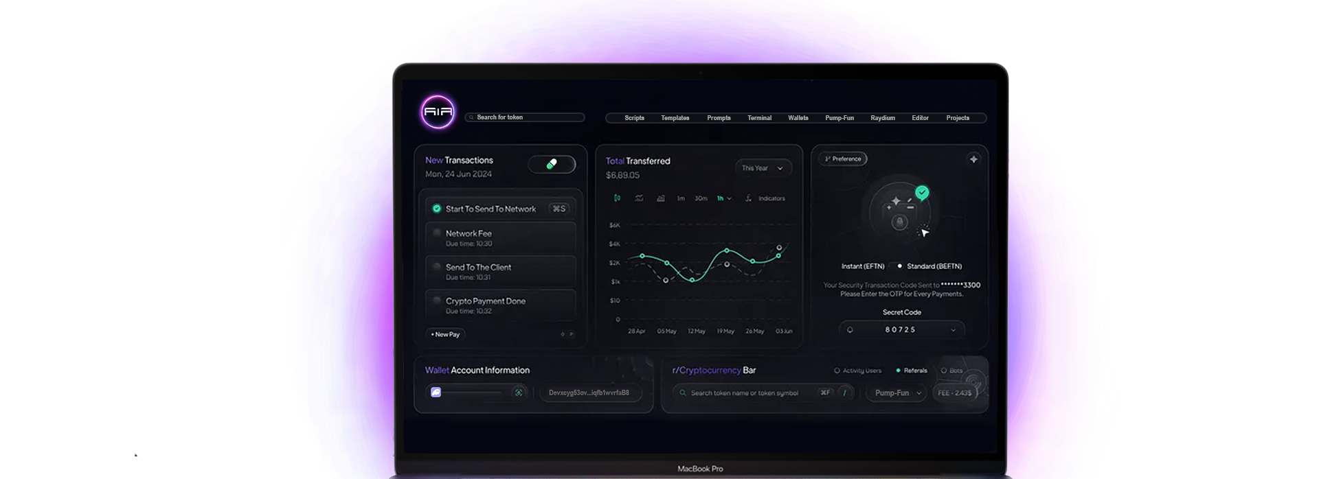 AiAcron Dashboard Preview